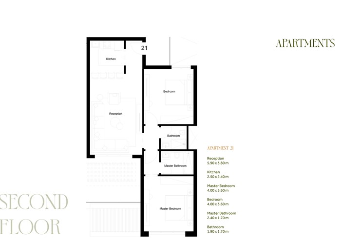 2 BR Apartment with garden view in Coves - 7